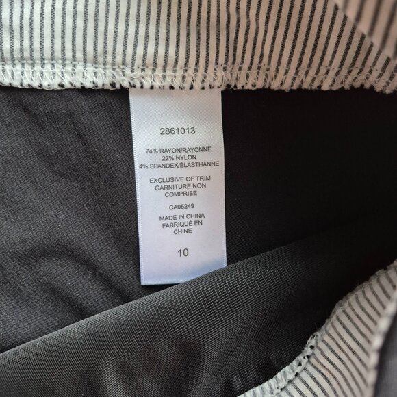 S.C.&Co. Black Work Pants Pull On Size 10 - Picture 4 of 10